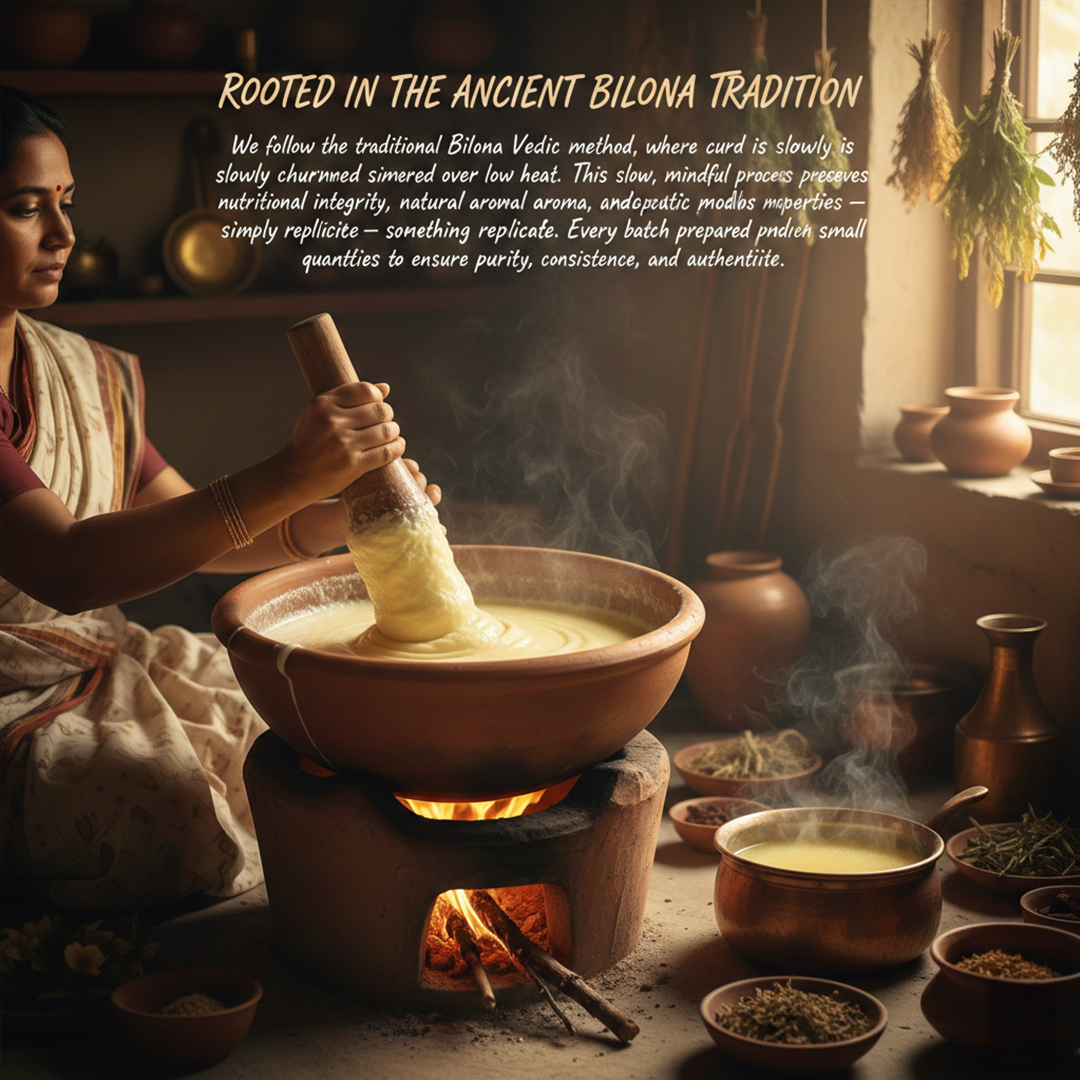 Traditional Bilona Ghee Method