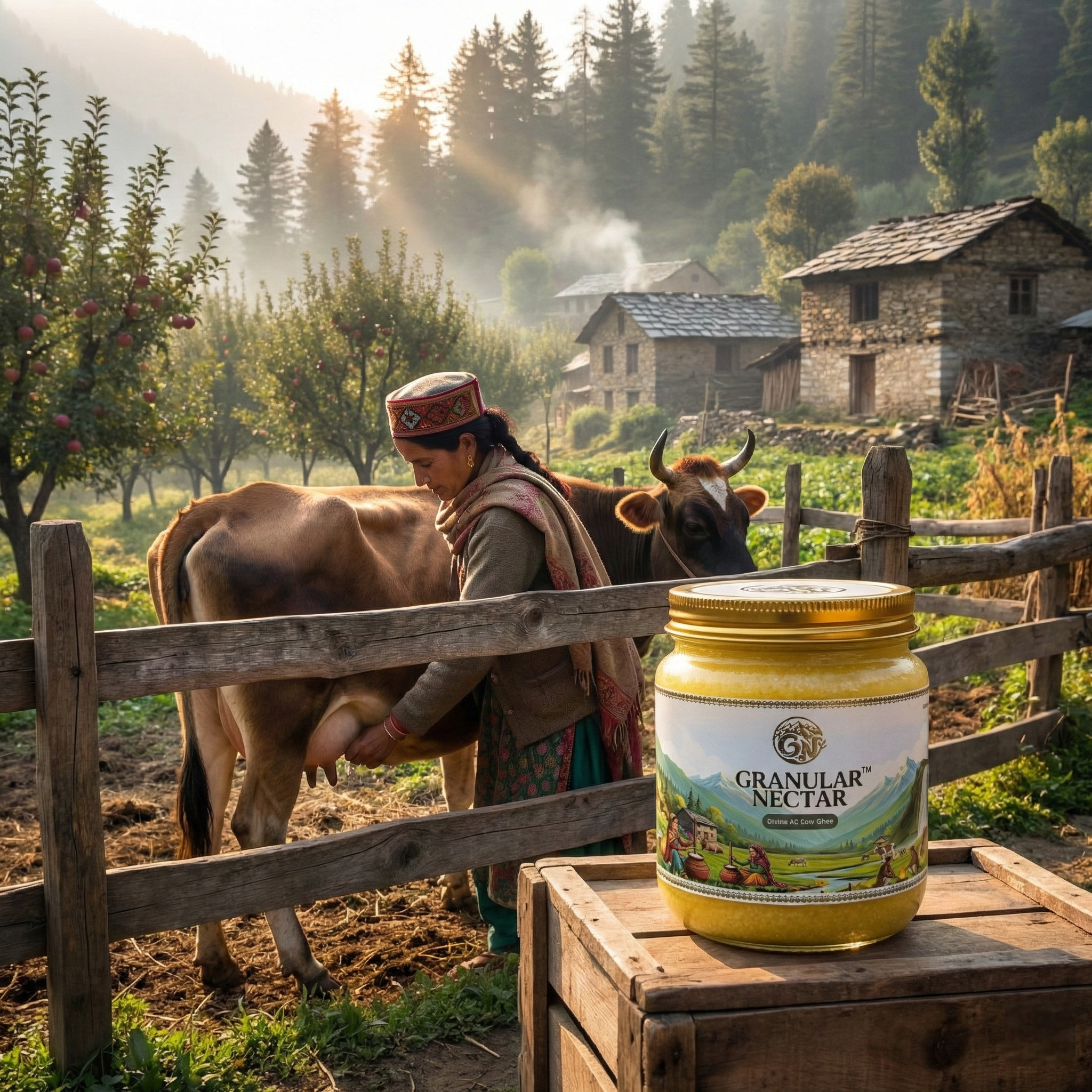 Himalayan Pahadi A2 Cow Ghee - 1 Litre 1