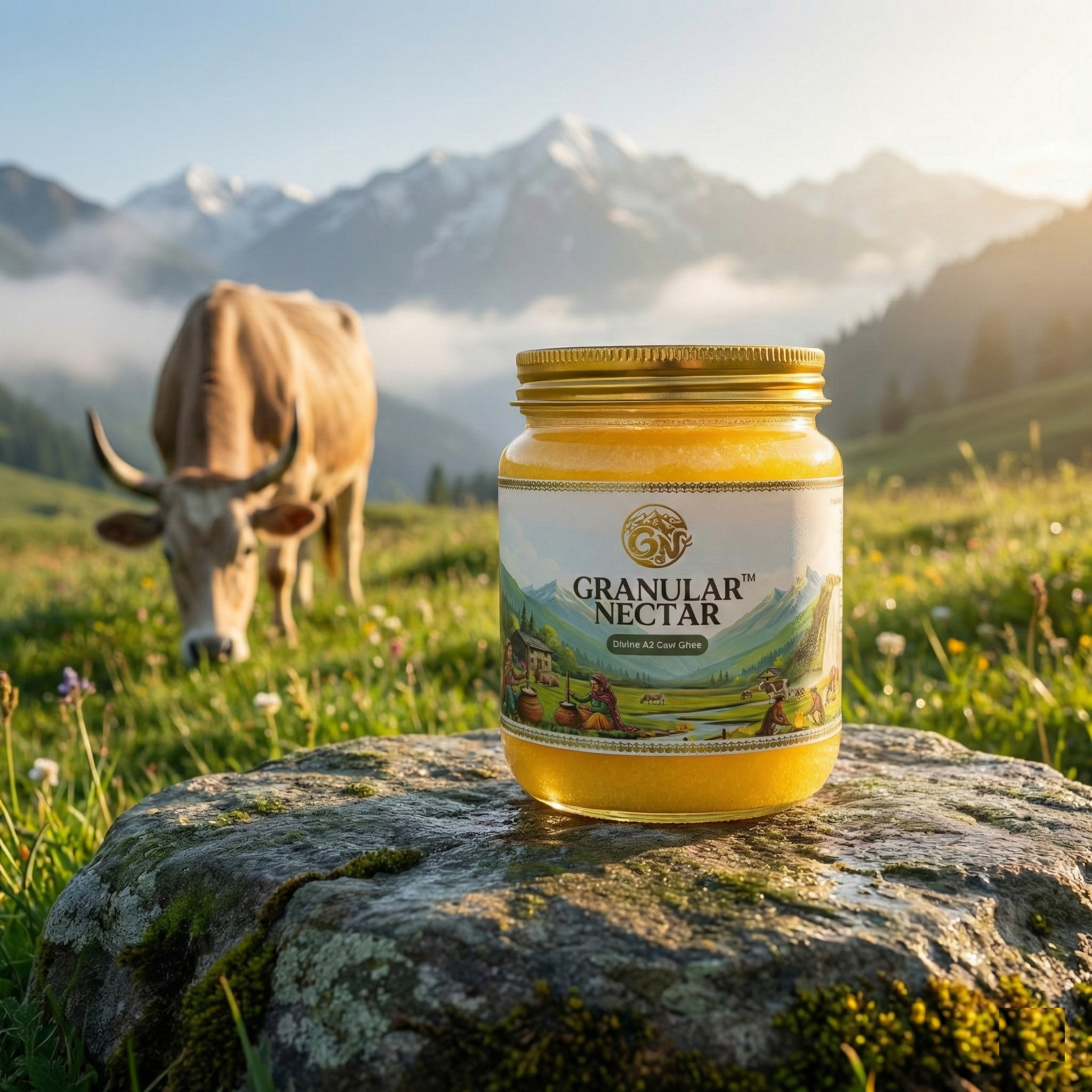 Himalayan Pahadi A2 Cow Ghee - 500 ML 3